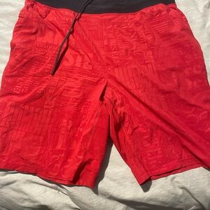 lululemon athletica Red Athletic Shorts